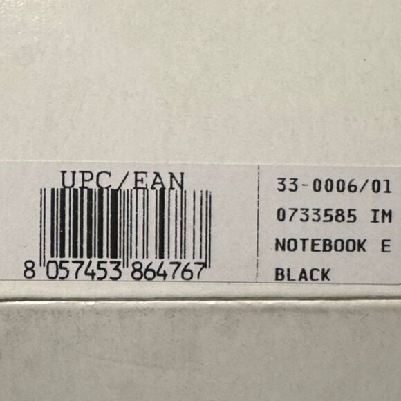 Salvatore Ferragamo NWT Black Notebook with Burgundy Box - Picture 6 of 7